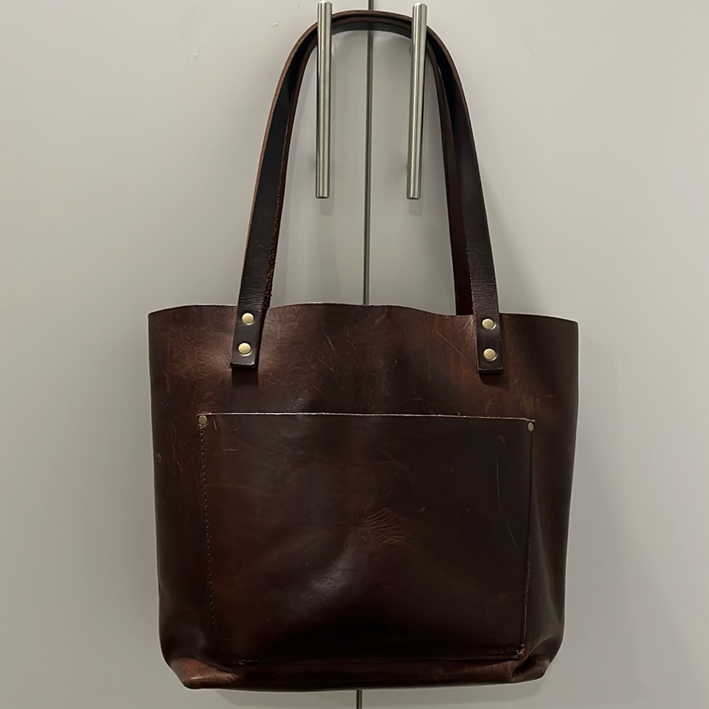 Portland Leather Tote Bag